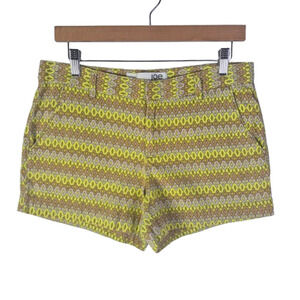 JOE FRESH Geometric Print Shorts Womens Size 6
